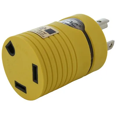 30 Amp RV/Generator Adapter NEMA L5-30P To NEMA TT-30R By AC WORKS® • $13.99