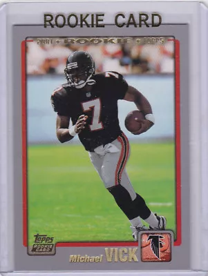 MICHAEL VICK 2001 Topps ROOKIE CARD Atlanta Falcons Football NFL RC • $3.25