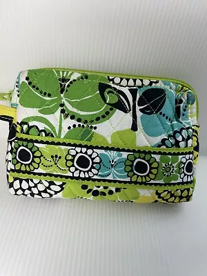 Vera Bradley Small Plastic Lined Bag With Zipper 7.5” X 1.25”x 5.25” Cosmetic  • $10.25