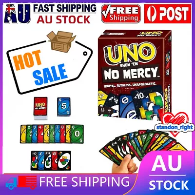 UNO Show ‘em No Mercy Card Game For Kids Adults & Family Night Parties NEW GV • $11.96