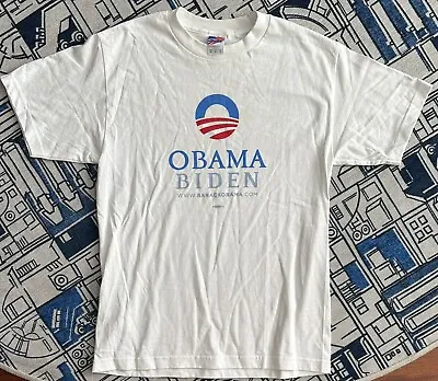 Murina 2008 Obama Biden Presidential Campaign President Shirt Size Men's MEDIUM • $15.99