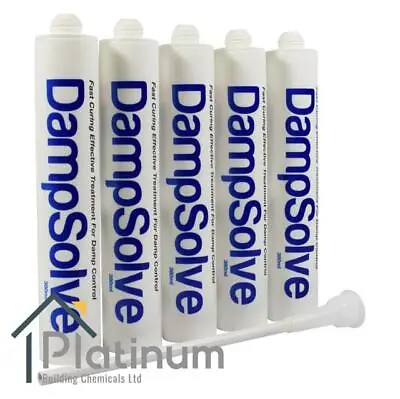 £38.50 • Buy 5 X DAMPSOLVE Damp Proof Injection Cream | DPC Course Rising Damp Treatment