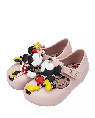 MINI MELISSA Ultragirl Disney Twins Mary Jane Nude Kids Toddler Size 9 • $24.99