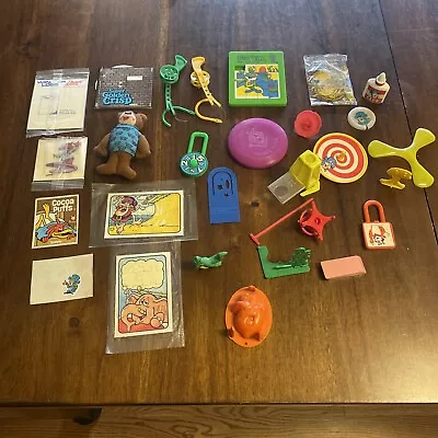 Vintage Cereal Box Toy Lot. Some Used & Some Unused Items • $15
