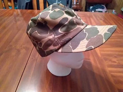 Vintage Camo Hunting Cap With Ear Flaps- Thinsulate 3M (22-2480) • $9.99