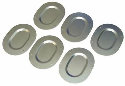 $21.45 • Buy 1967-77 Body Galvanized Metal Trunk Floor Pan Drain Plugs Set Plate Covers 6Pc
