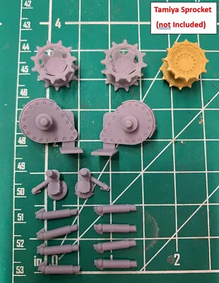 Tamiya 1/35 M2 Bradley Corrected Hull Mounts Shocks And Sprockets • $20