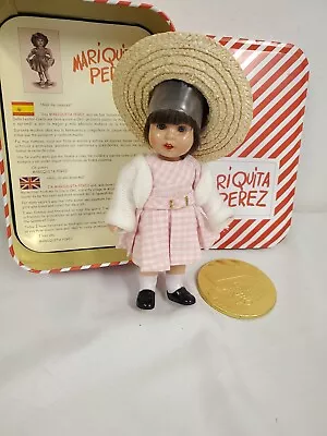 MARIQUITA PEREZ  8  DOLL Spain  W Tin Case &  Original Clothing • $79.95