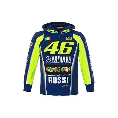 Hoodie VR46 Official Valentino Rossi Junior Yamaha Located In USA • £76.40
