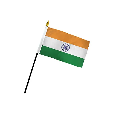 1 Dozen India Stick Flag 4x6in Handheld India Flag • $17.95