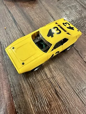 AFX Plymouth Roadrunner  #43 RICHARD PETTY HO Slot Car  Rare Yellow Vintage • $79