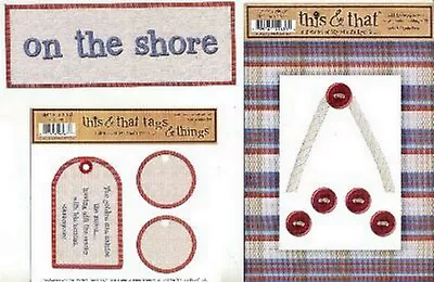 ON THE SHORE 10 Die Cut Embellishments - My Mind's Eye This & That Sets • $2.99
