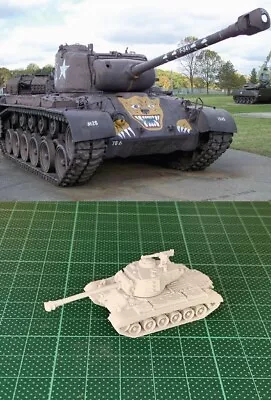 1/144 WWII USA M-26 Pershing Tank Resin Kit (#USA118) • $5.88