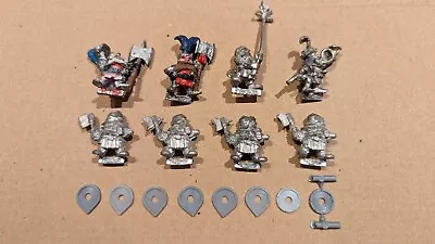 Warhammer Fantasy - 8x Prince Ulther's Dragon Company With Dwarf Shields - Metal • £60