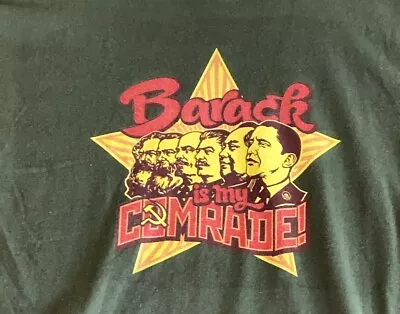 Obama T Shirt Political T Shirt Democrat T Shirt Mens Medium T Shirt • $2.50