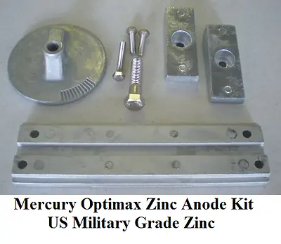 Mercury Optimax Verado 4 Zinc Anode Kit Outboard W/ Hardware  • $33.69