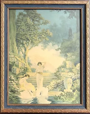 Vintage Chester Van Nortwick - “In The Garden Of Dreams” - Framed Print • $99.99