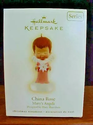 2009 China Rose #22 - Mary's Angels - Hallmark Christmas Ornament Mary Hamilton • $9.50