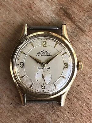 Vintage Mens Mido Multifort Powerwind Limited  Great Dial No Reserve • $101