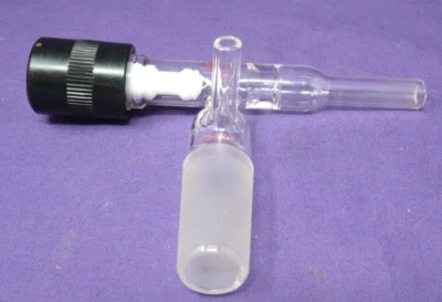 $24.86 • Buy Reliance Glass Vacuum Adapter Hose Connection 24/40 Joint Threaded