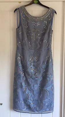 £15 • Buy Very Pretty Monsoon Dress Diamanté Prom Holiday Cruise Size 10