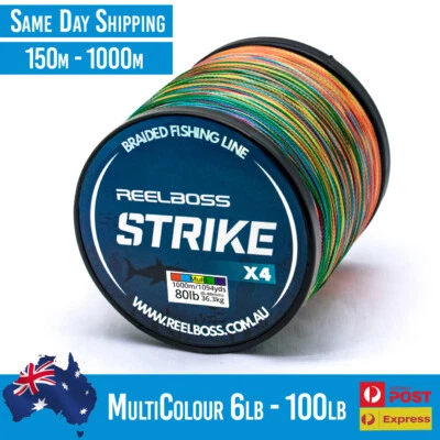 $10.95 • Buy Multi Braid Fishing Line 6 8 10 15 20 30 40 50lb 65lb 80lb 100lb 300m 500m 1000m