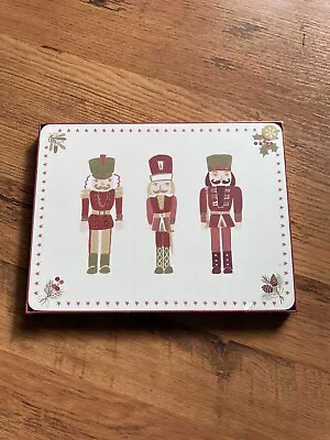 Laura Ashley Set Of Four Rare Christmas Nutcracker Soldier Placemats New Sealed • £28