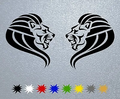 STICKER PEGATINA DECAL VINYL Tribal Lion Head • $4.89