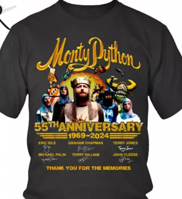 Monty Python 55Th Anniverasry T-Shirt 1969 – 2024 Thank You For The Memories • $20.99