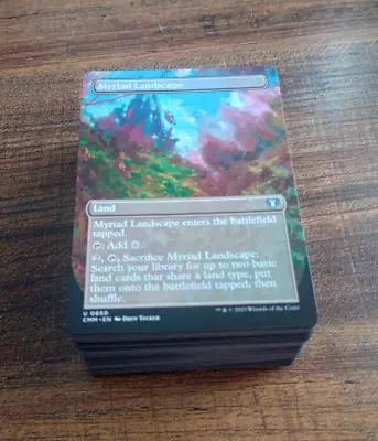 MTG Bulk Card Lot X125 - Uncommon Common Art Lands & Tokens • $12.99