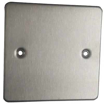 Single 1 Gang Blanking Plate 1G Light Switch Plug Wall Socket Cover Luxurious • £3.35