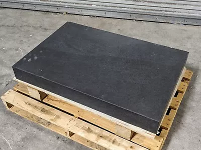 Granite Surface Plate 36 L X 24 W X 4 Thick Grade A No Ledges DAMAGED • $183.75