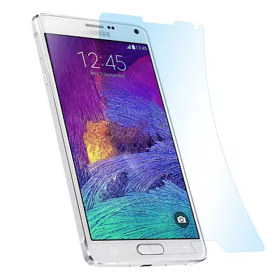 3x Matte Protective Foil Samsung Note 4 Anti Reflex Anti-glare Display Protector • $11.42