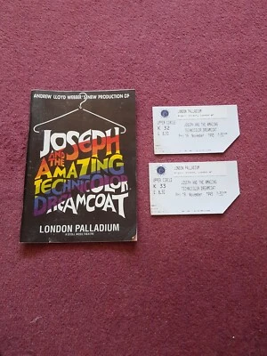 1993 Joseph And The Amazing Technicolor Dreamcoat Programme Philip Schofield  • £1.99