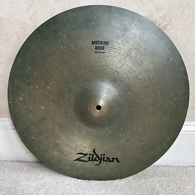 Vintage Zildjian A 20” Medium Ride Cymbal - 2540 Grams - Cracks Near Center • $55.95