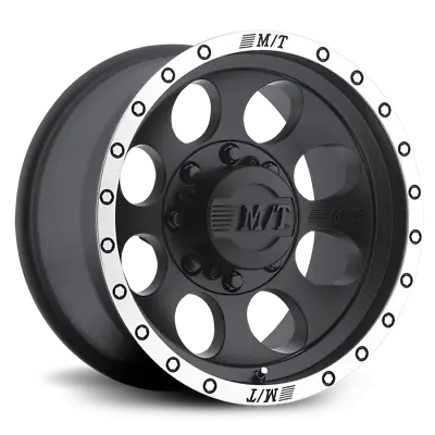 For Classic Baja Lock 17X9 With 8X6.50 Bolt Pattern 5.000 Back Space Matte Black • $286.61