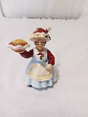 Mrs Claus Baking A Pie Tree Ornament  Good Condition • $10.99