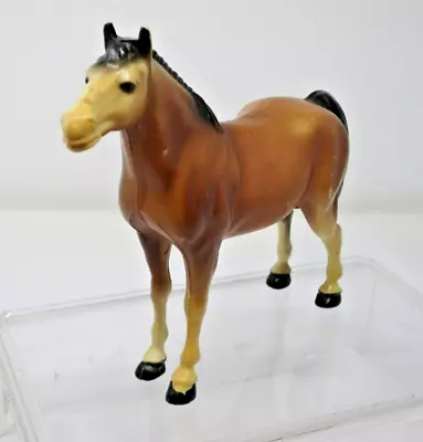 Vintage WS Horse 6  Molded Hard Plastic #2152 Made In Hong Kong • $10.99