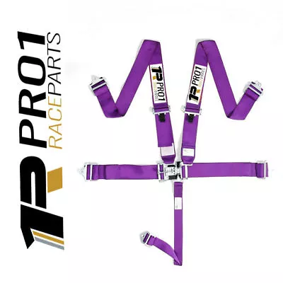 $189 • Buy Pro1 Purple 5 Point Latch Safety Racing Harness Race Car Speedway Drag SFi 3 