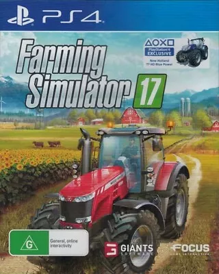 Farming Simulator 17 Playstation 4 Game USED • $17.98