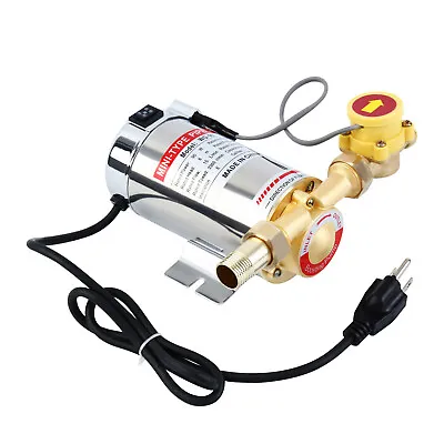 $41.99 • Buy 90W 110V Household Booster Pump Automatic Boost Water Pressure Pump For Shower