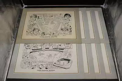 1982 Sporting News Ballpark 22x16 Comic Prints Set (8) Mickey Mantle ZJ8041 • $0.99