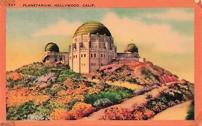 Planetarium Hollywood CA  Vintage PC • $1.79
