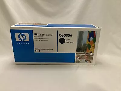 Genuine Factory Sealed Bag HP Q6000A Black Color LaserJet Print Cartridge • $50