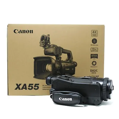 Canon XA55 UHD 4K Camcorder With 3G-SDI Output - UK NEXT DAY DELIVERY • £1558