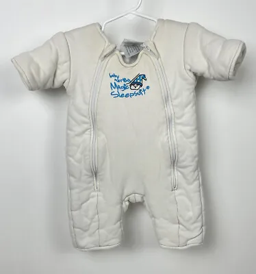 Baby Merlin's Magic Sleepsuit Cream White Cotton Size Large 6-9 Months Unisex • $19.99