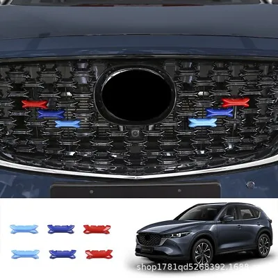 Front Grille Grill Decoration Sequins Cover Trim For 2022 2024 Mazda CX-5 CX5 • $26.99