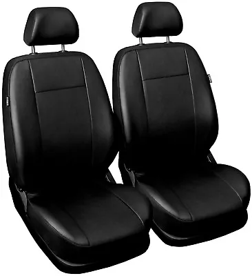 Front Leatherette Seat Covers Fit Vauxhall Vectra  C 1+1 Black • $49.76