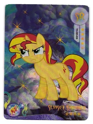 SUNSET SHIMMER SR YH-NO1-039 KAYOU Official My Little Pony CCG Card • $3.59