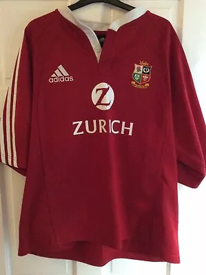 £8 • Buy 2005 British And Irish Lions Tour To New Zealand Rugby Shirt Adidas Size XL